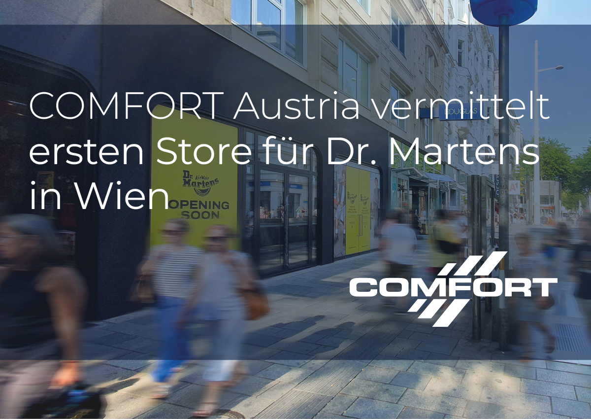 COMFORT Austria vermittelt ersten Store für Dr. Martens in Wien