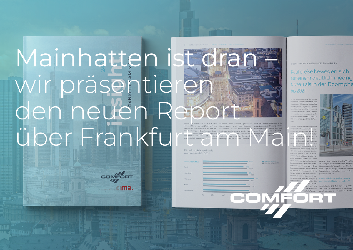 Mainhatten ist dran - wir präsentieren den neuen Report über Frankfurt am Main!